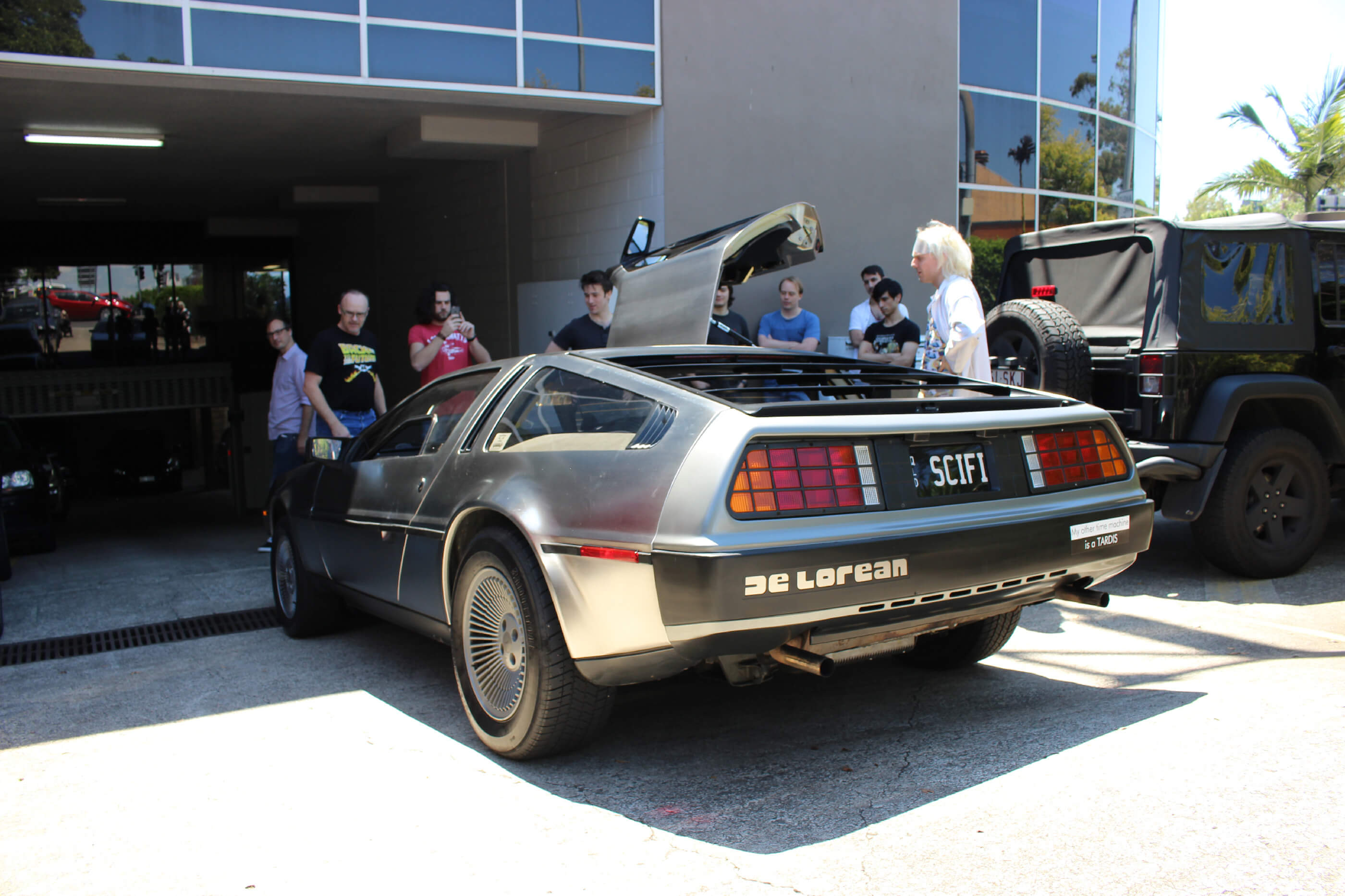 delorean iron studios